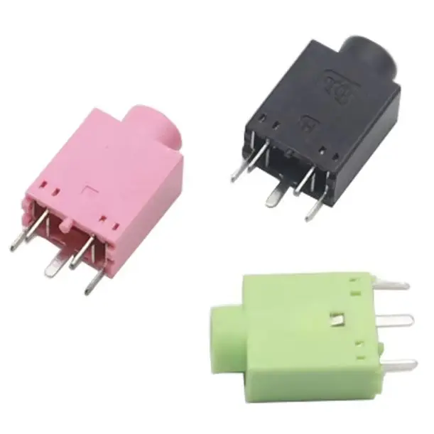【30-20PCS】PJ-358 3.5MM headphone jack socket Connector 180 degree vertical 5PIN PJ358