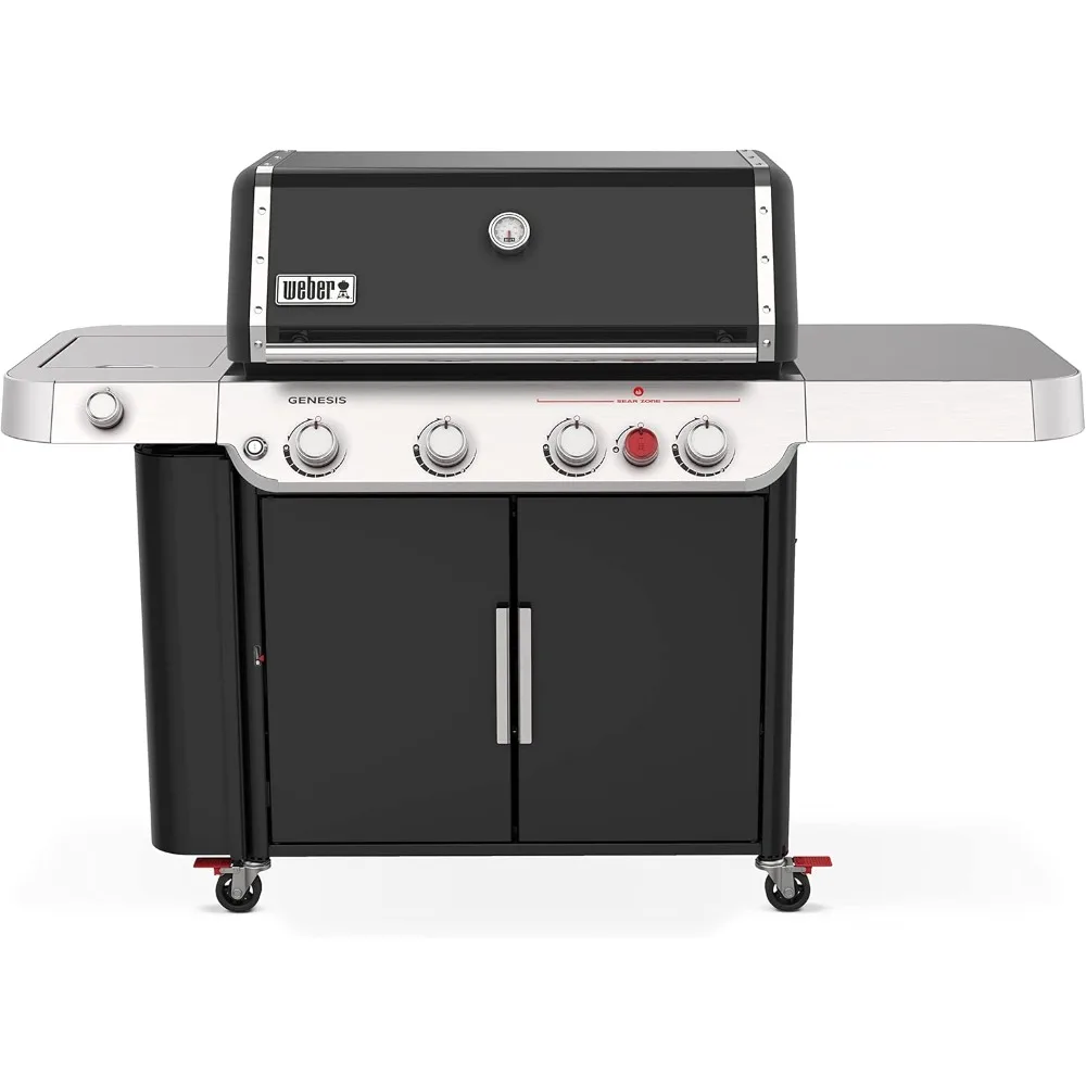 Genesis E-435 Liquid Propane Gas Grill, Black