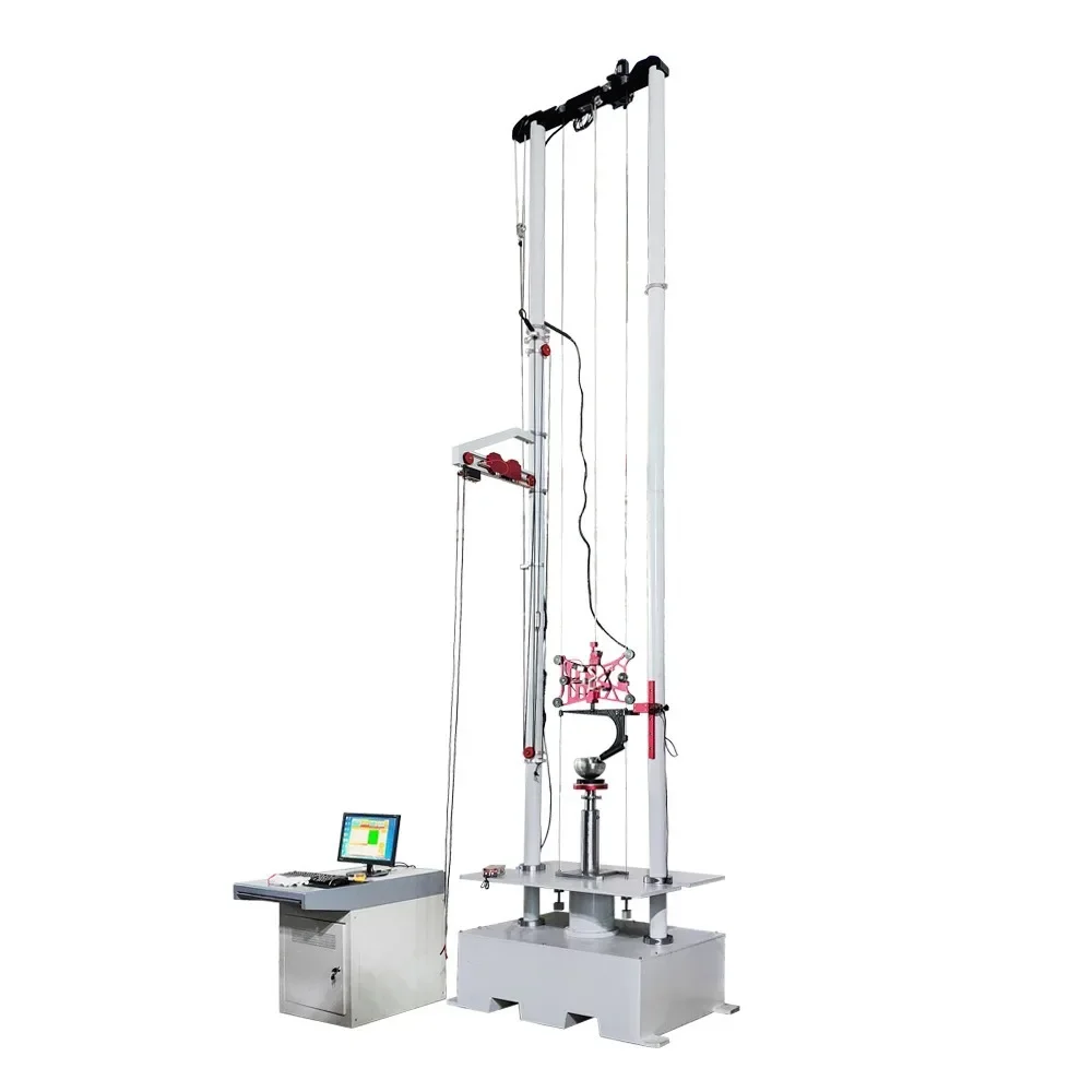 Helmet Testing Equipment Computer System Helmet Impact Testing Machine