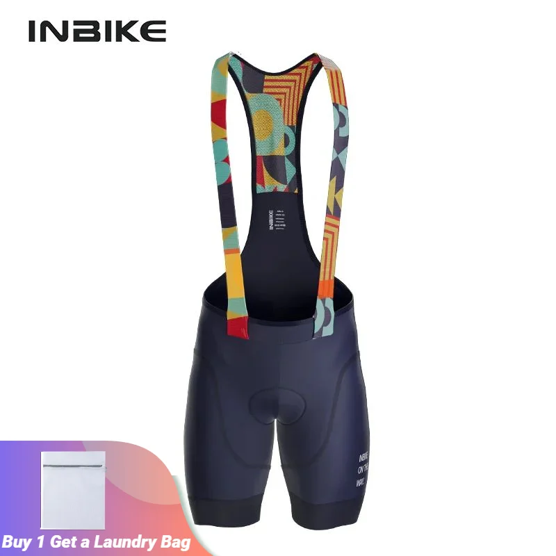 Inbike Bib Pants Mens Shorts Comfortable Men Cycling Shorts Fit Men's Cycling Clothing Men's Gym Shorts