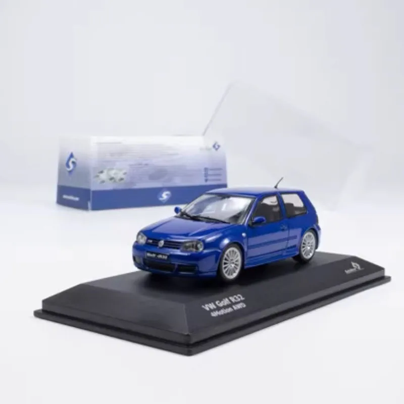 Solido R32กอล์ฟจำลองแบบ1:43 VW ทำจากโลหะผสมโมเดลรถยนต์ของสะสมของขวัญของเล่นจำลองแบบคงที่