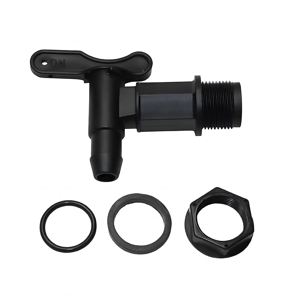 

20Pcs 3/4" Drum Spigot Faucet Pail Taps with EPDM Gasket FDA Compliant Materials NPT Connection for Plastic Gallon Drums by