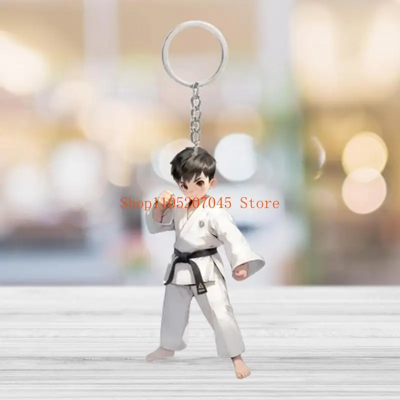 37cd Strong Acrylic Car Keychain Decors Easy carry Designs Automotive Rings Ornament for Auto Interior Accessories