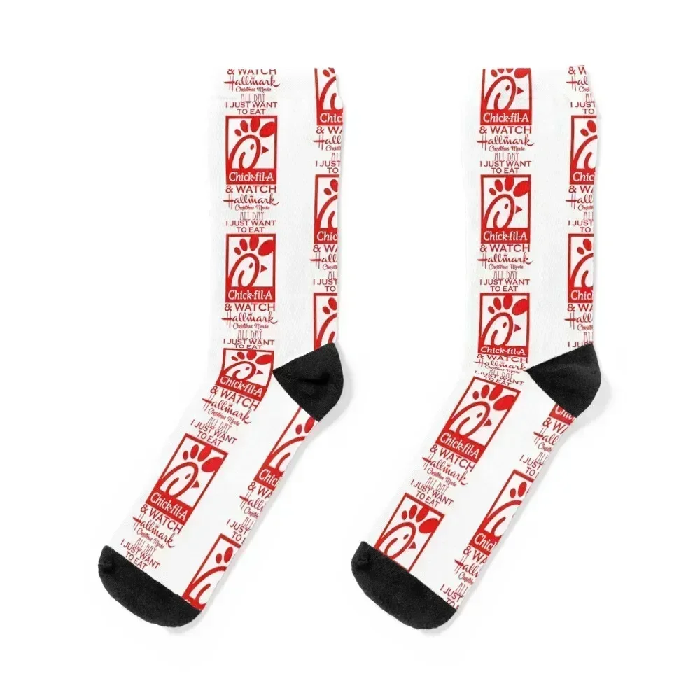 

chick fil la Socks New year's funny gifts Heating sock Hiking boots Mens Socks Women's