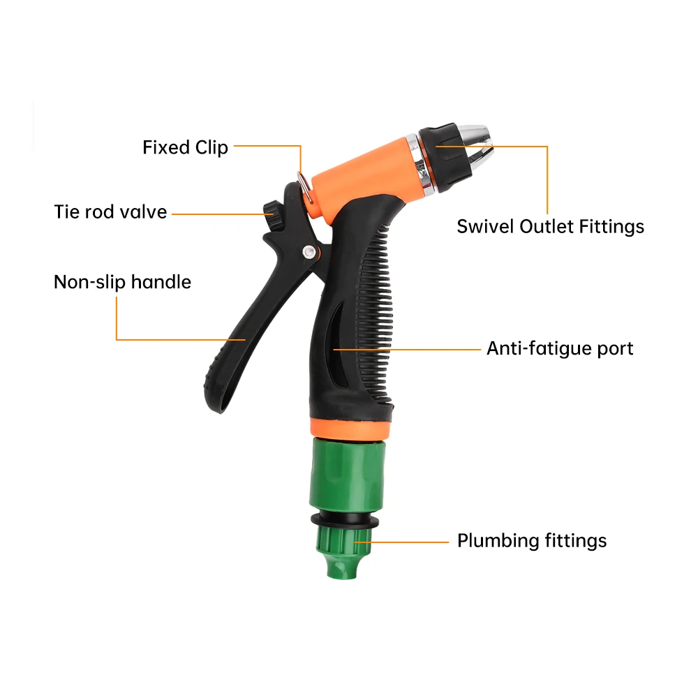 Portátil elétrico Car Wash Equipamento Set, Bomba de água de alta pressão, Água Limpeza Gun, Lavagem Cleaner, DC 12V