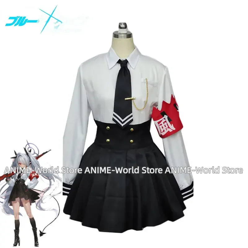 

Game Blue Archive Siromi Iori Cosplay Costume Women Sailor Dress Halloween Party JK Suit Top Skirts School Uniforms Custom Made