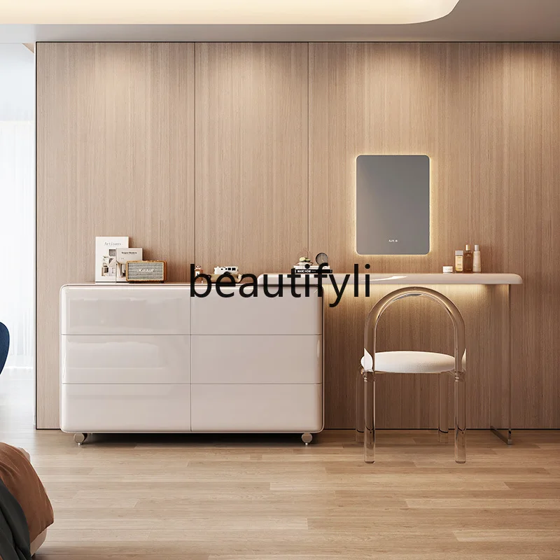 

Light luxury chest, dresser, storage cabinet, integrated bedroom, Italian modern, drawers