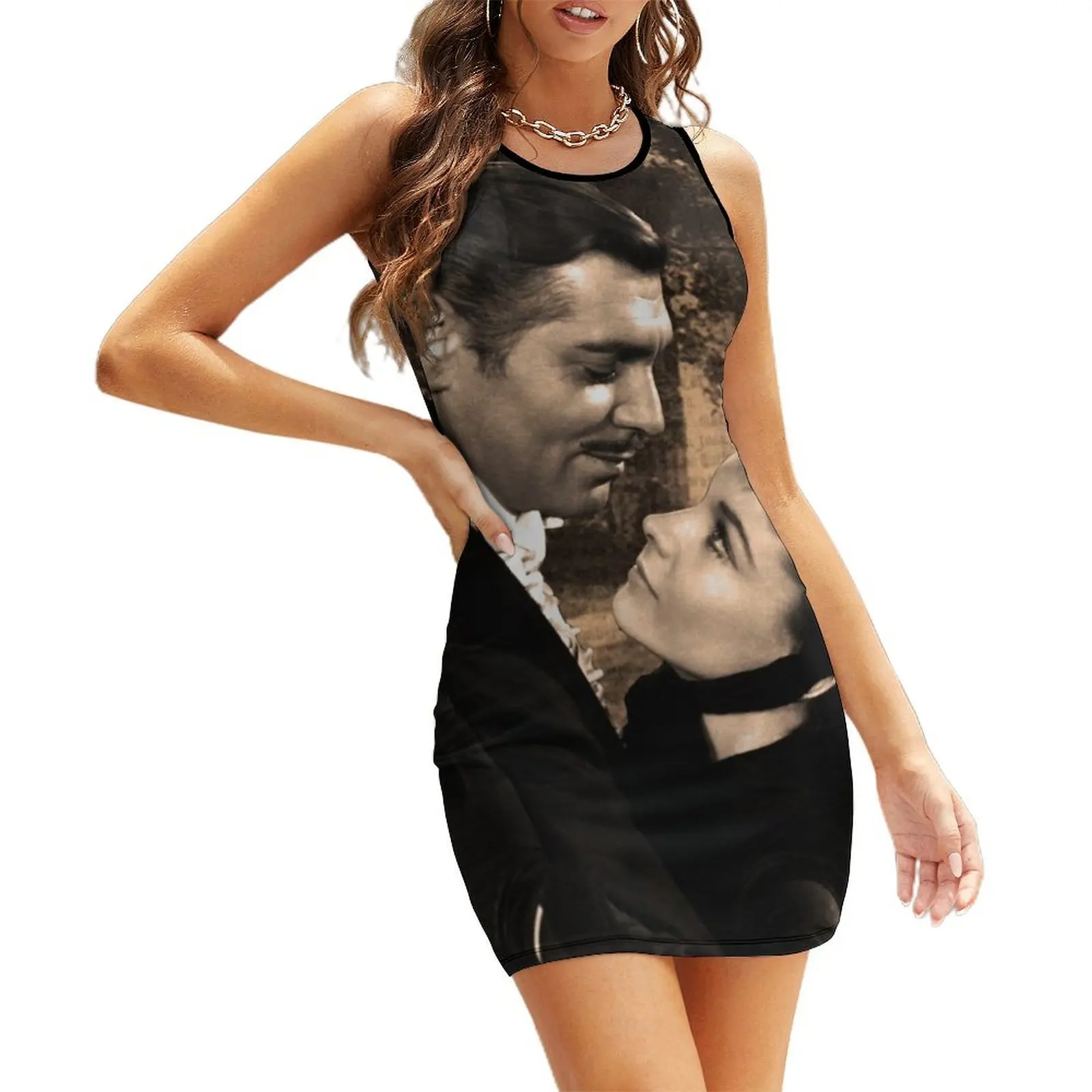 

Gone with the Wind Sleeveless Sundress women's luxury party dress sexy dress for women Evening dresses Party dresses