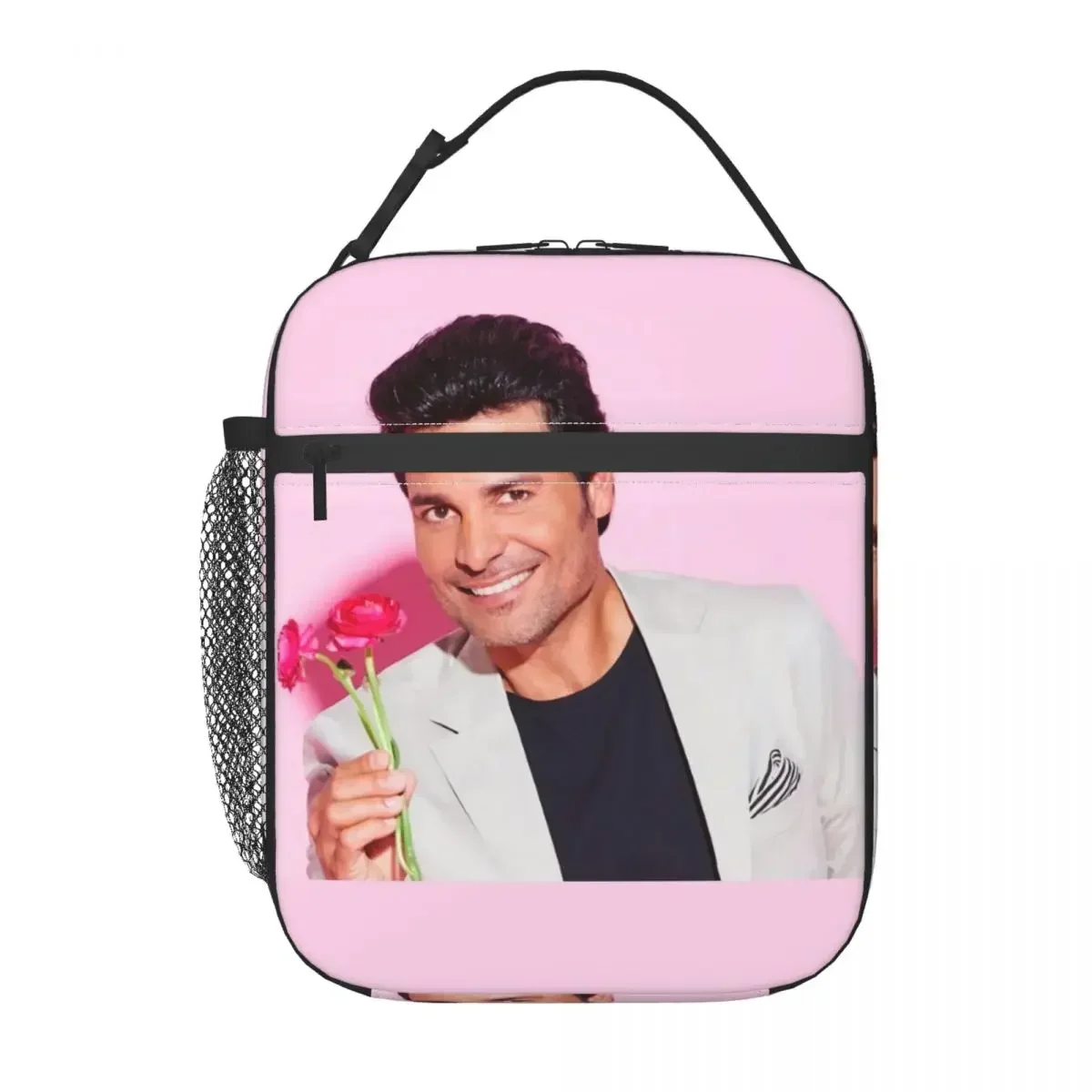 Custom Chayanne Puerto Rican Latin Pop Singer Lunch Bag Men Women Cooler Thermal Insulated Lunch Boxes for Children School