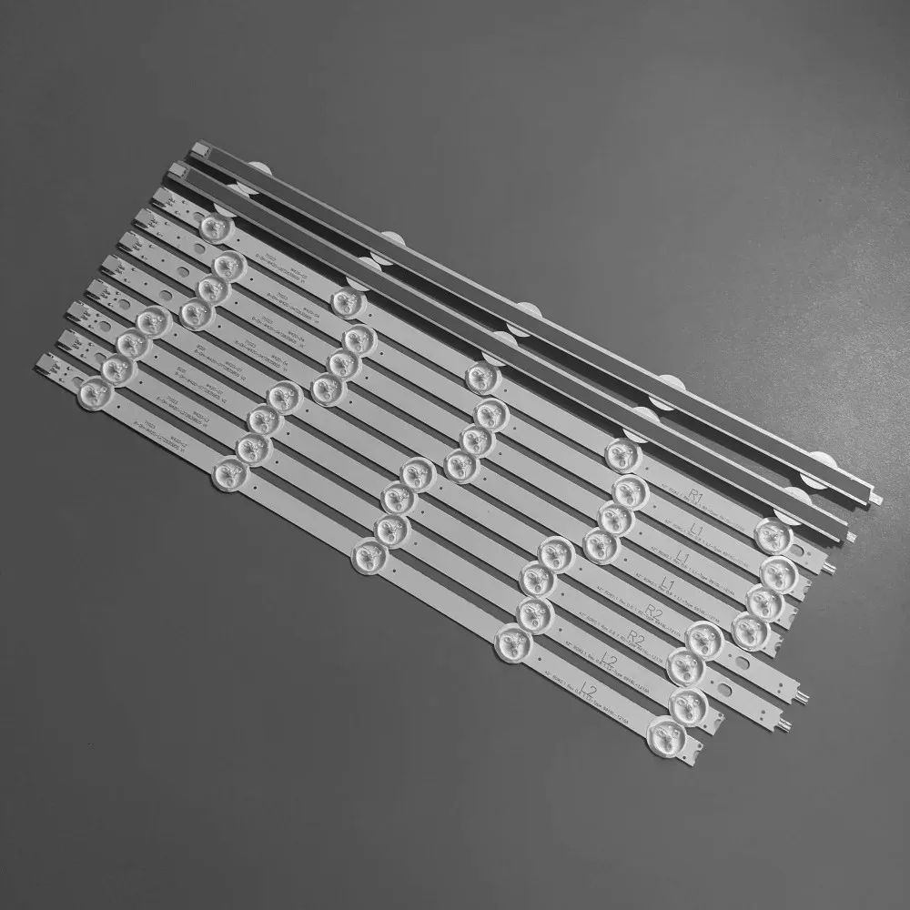 TV LED Light Bars For 42LN5400 42LN5403 42LN5404 42LN5405 42LN5406 Backlight Strips Kit 10 LED Lamps Lens 10 Bands LC420DUE