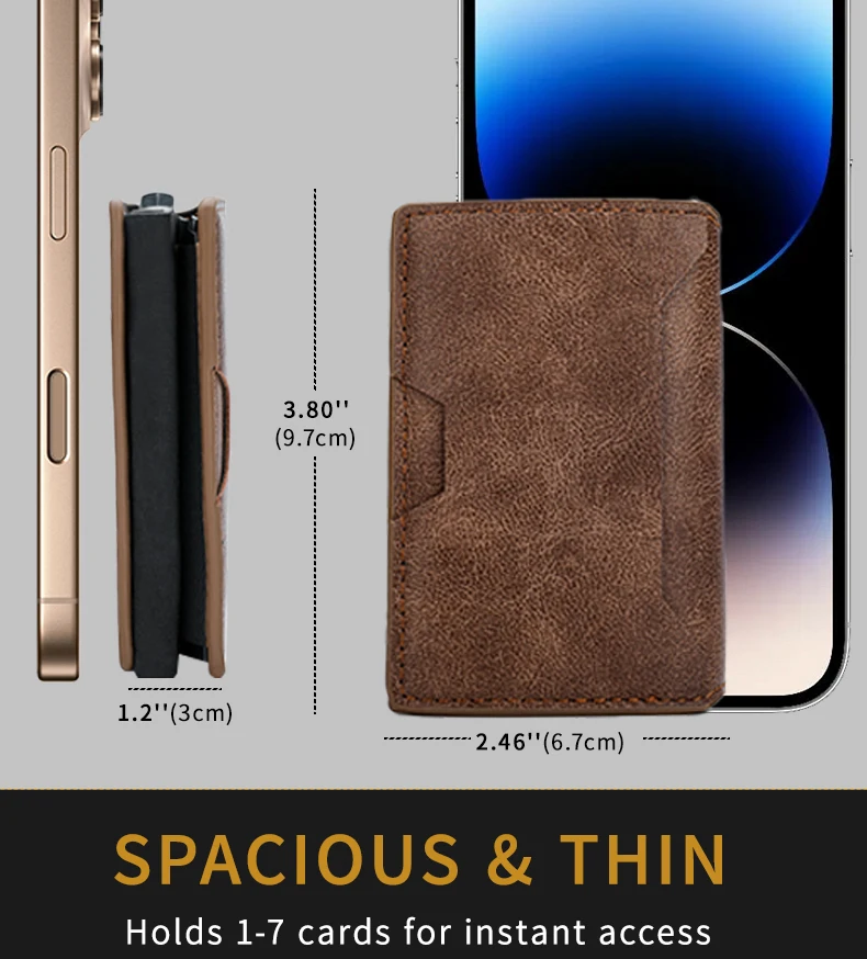 Magnetic anti-theft RFID credit card holder minimalist wallet for men and women card case credit card protection bag wallet