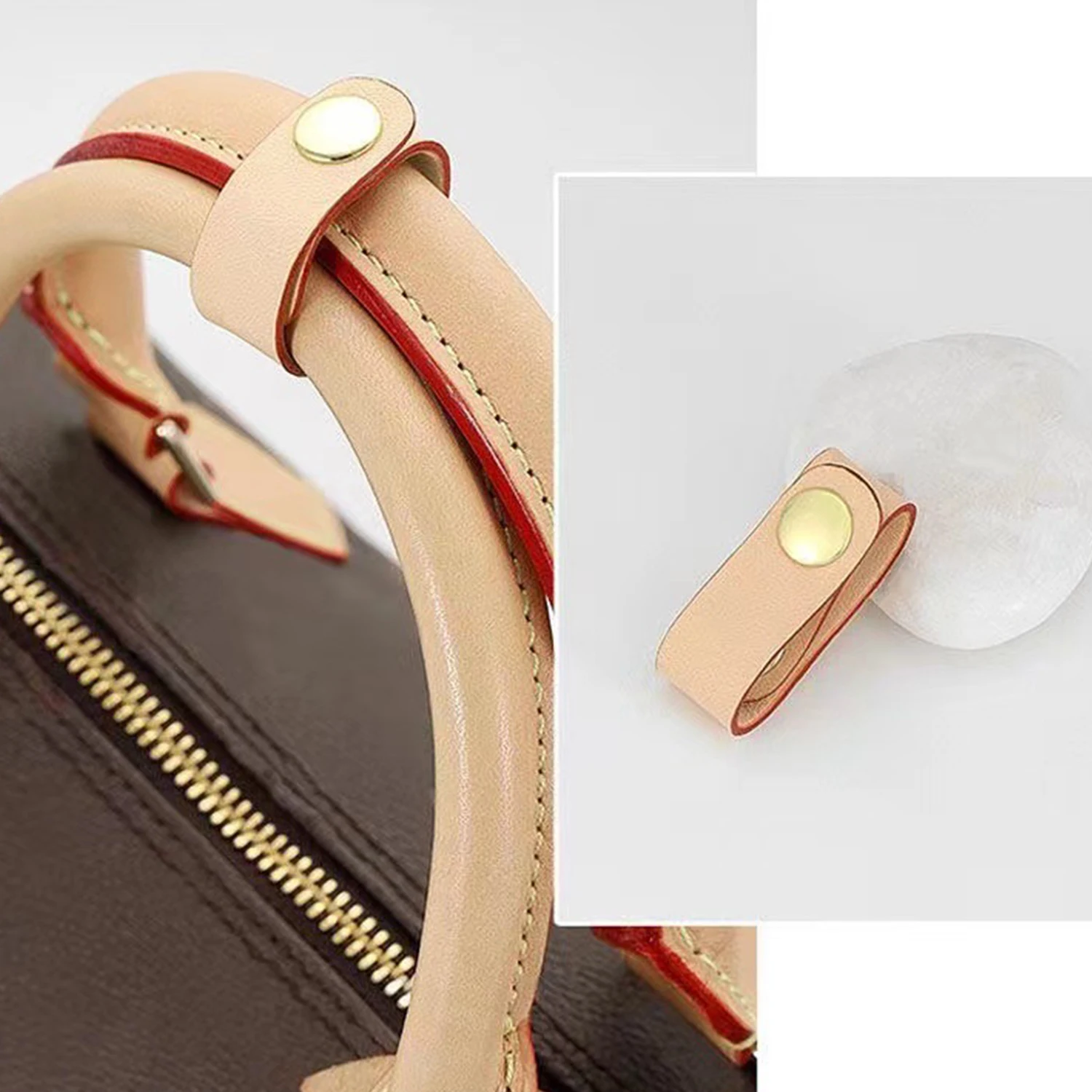 1 PC New Bag Strap Buckle Shoulder Pads Handle Fixing Clip Bag Accessories PU Leather Bag Strap Shoulder Accessories