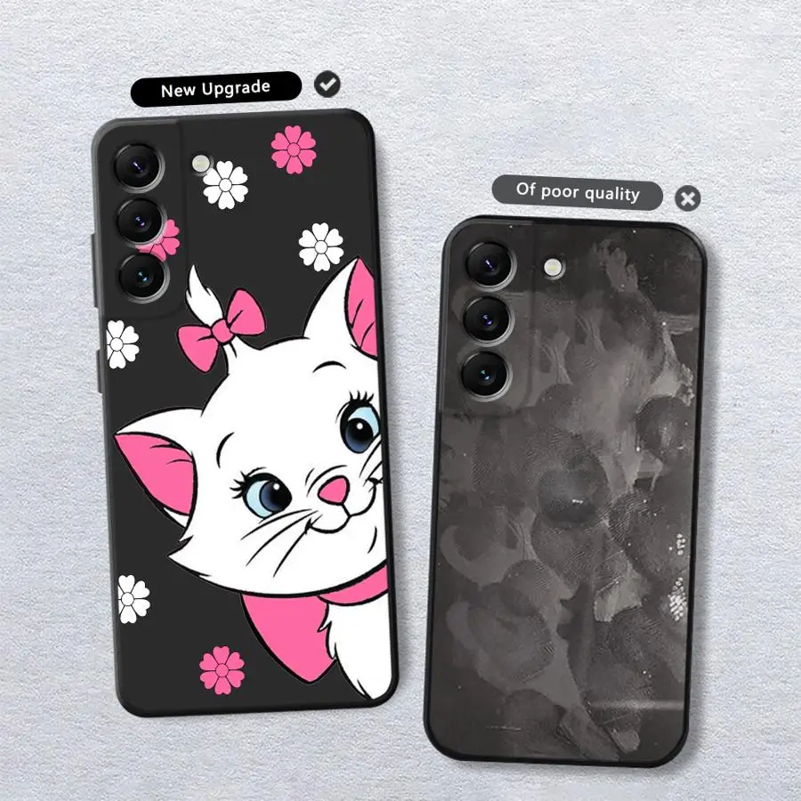 Чехол для телефона Disney Marie Cat для Samsung Galaxy A10 A20 A70 A02 A03 A30 A50 Core A04 A05 A06 s e A12 A15 A16 A13 A14 4G 5G