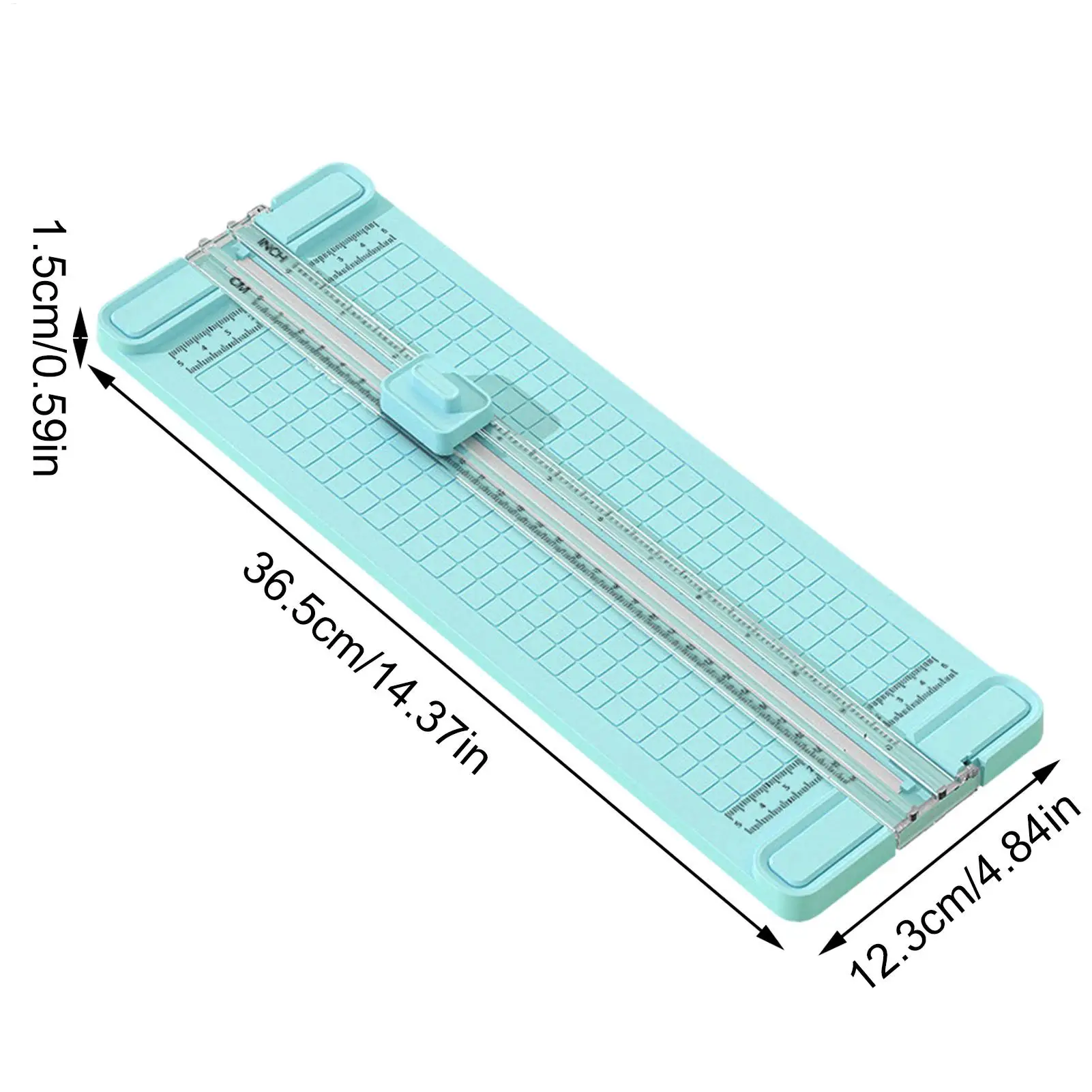 Paper Trimmer Cutter Craft Paper Cutter 4-in-1 Tools Bidirectional Cutting Precision Shredder Anti-Slip For Business Home