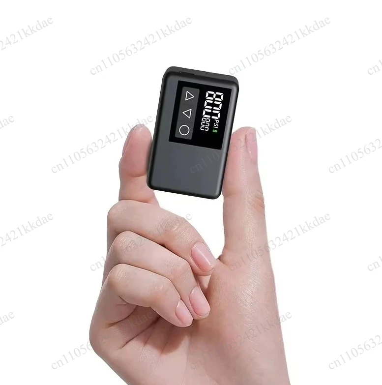 popular Mini Portable Rechargeable Battery Electric Tyre Pump Digital Smart Automatic Bicycle  Tire Inflator Wireless air Pump