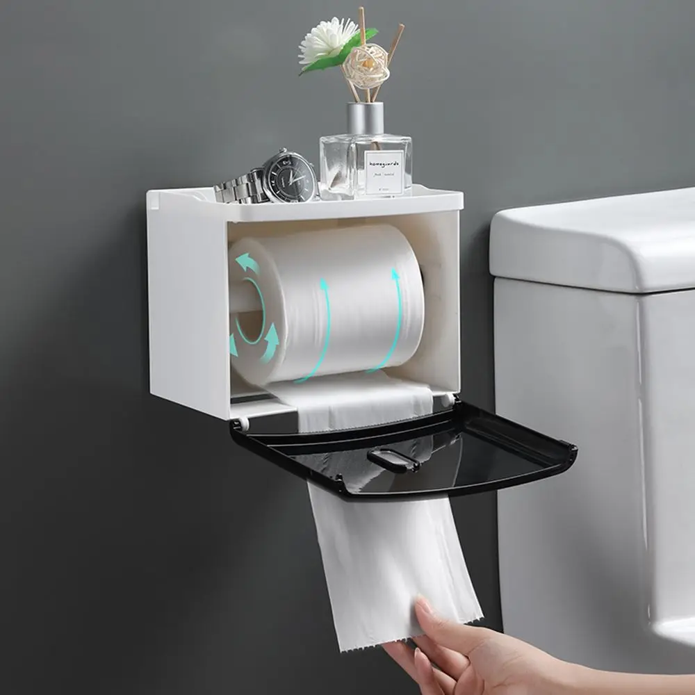 Küchen papier Lagerung wasserdicht kein Stanzen Toiletten papier halter Tissue Box Regal Lager regal Rolle/Zug papier Spender
