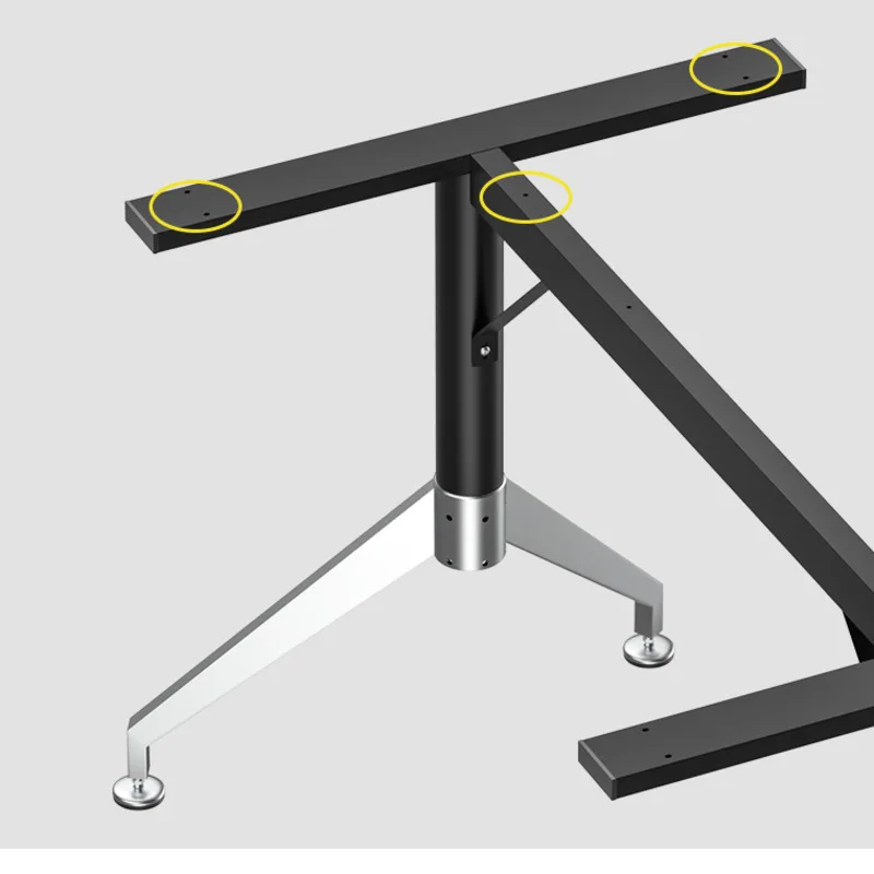 Light Luxury Iron Desk Support Rock Board Bar Marble Table Leg Accessories Computer Table Metal Foot Tables Base