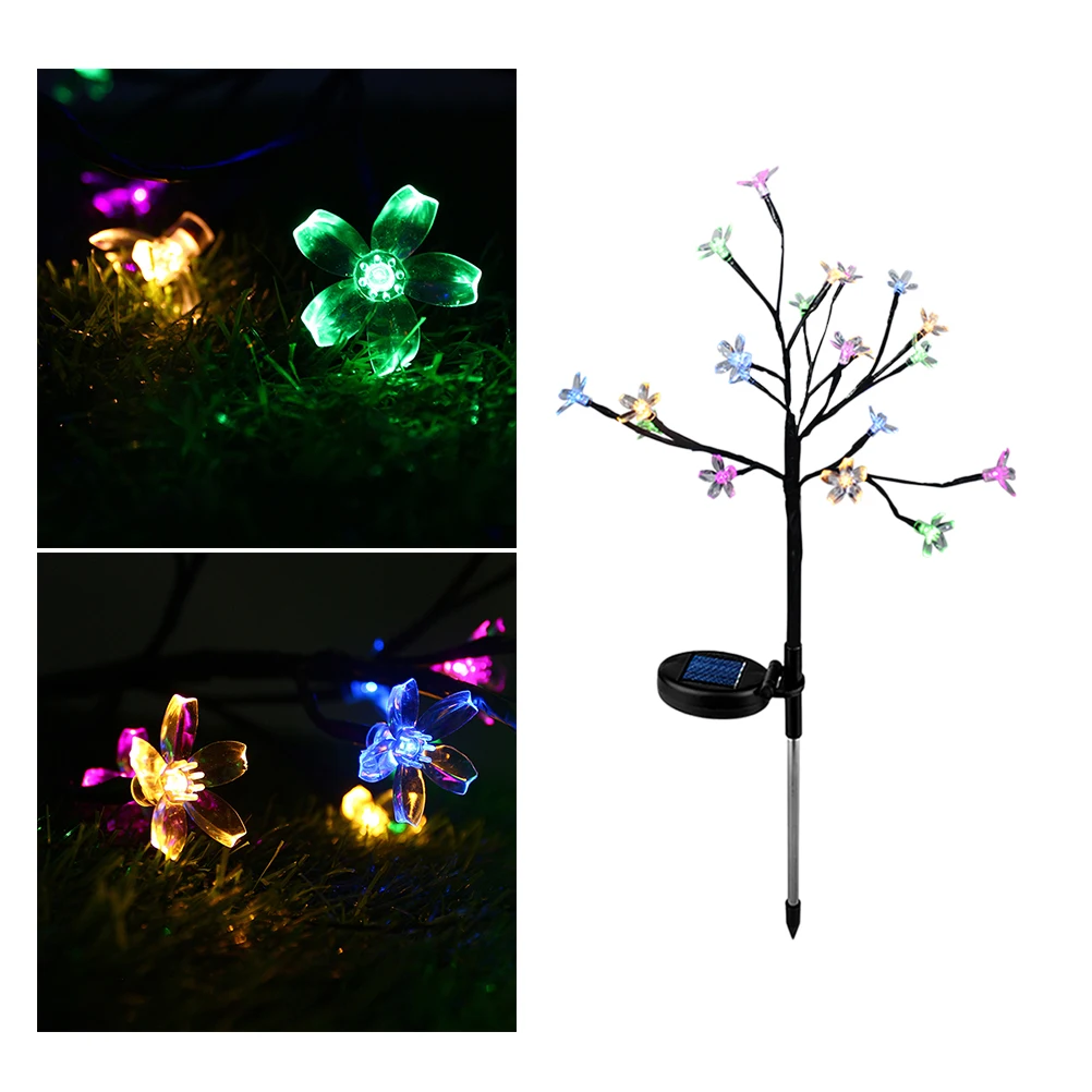 

Light Cherry Blossoms Led Lawn Lights Outdoor Waterproof Garden Lamp Energy