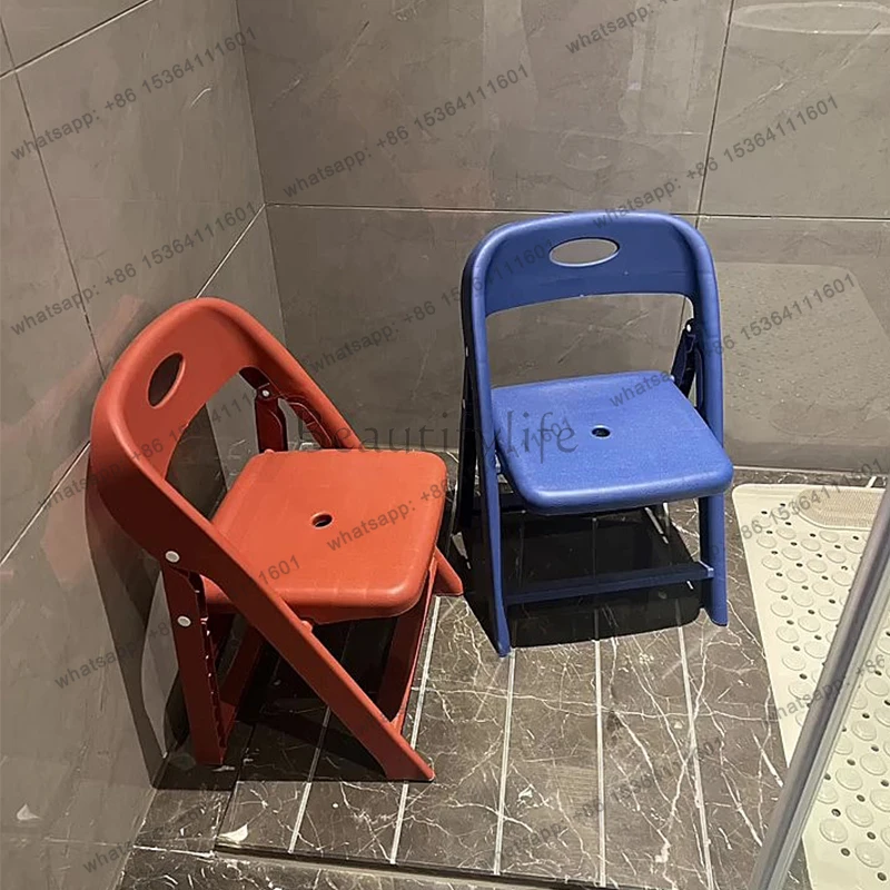 Unique Accessories Shower Chair Rubber Elderly Restroom Footrest Shower Chair Cute Adult Mobili Arredamento Casa Furniture Home