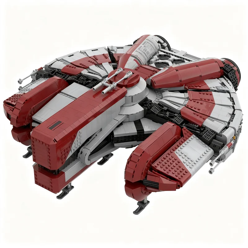 

NEW 6238PCS Star Battle Movie MOC Ebon Hawk Space Fighter Model DIY Creative Ideas Child Toy Assembly Puzzle Birthday Gift