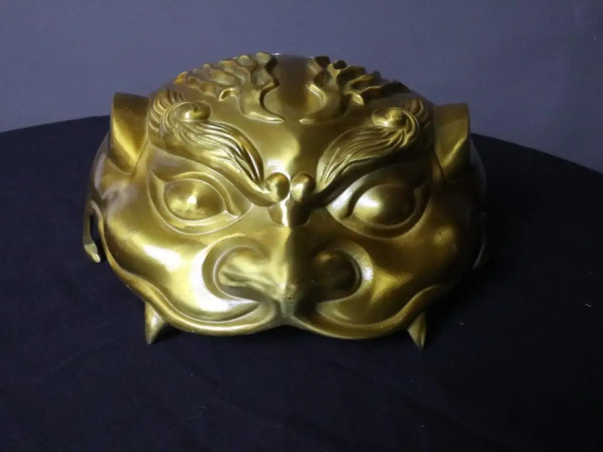 Chinese armor, armor accessories, shoulder swallowing belly swallowing armor accessories, tiger head and dragon head armor