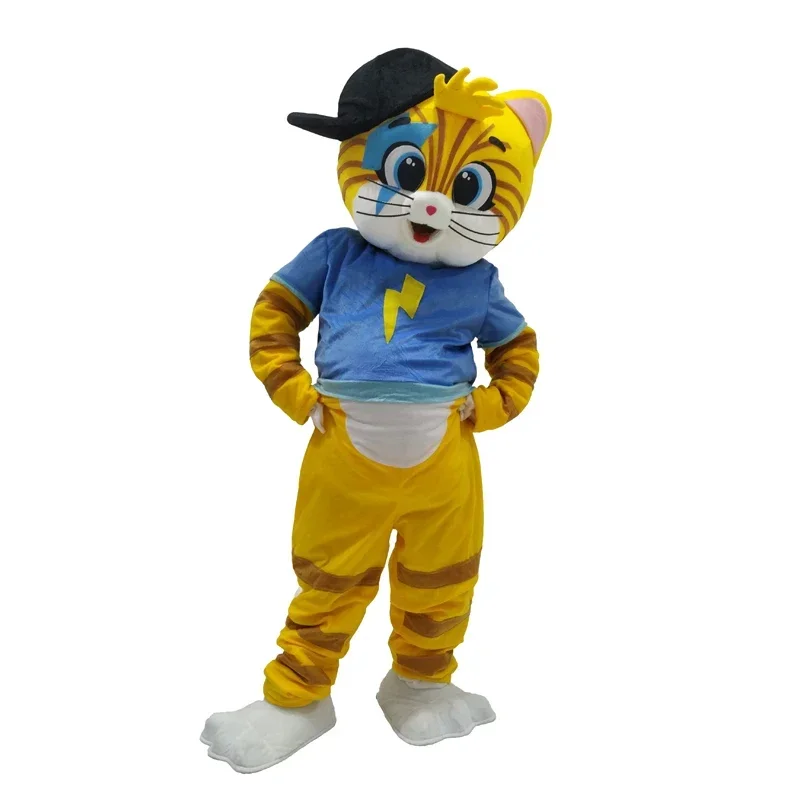 Hot Sale New Custom Made Cat Mascot Flash Costume Cats Mascot Costume For Adult