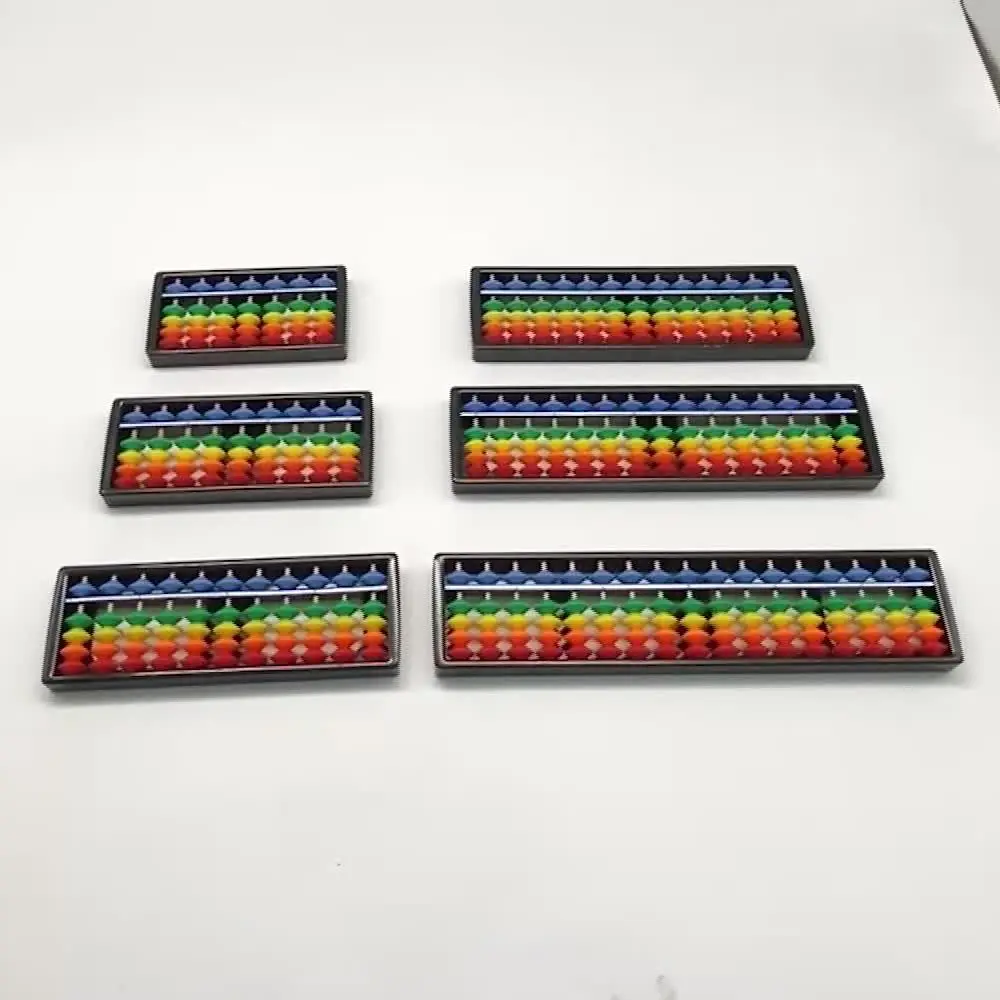 Hobbies Chinese Traditional 7-15 Digits Montessori  Arithmetic  Abacus Kid Learning