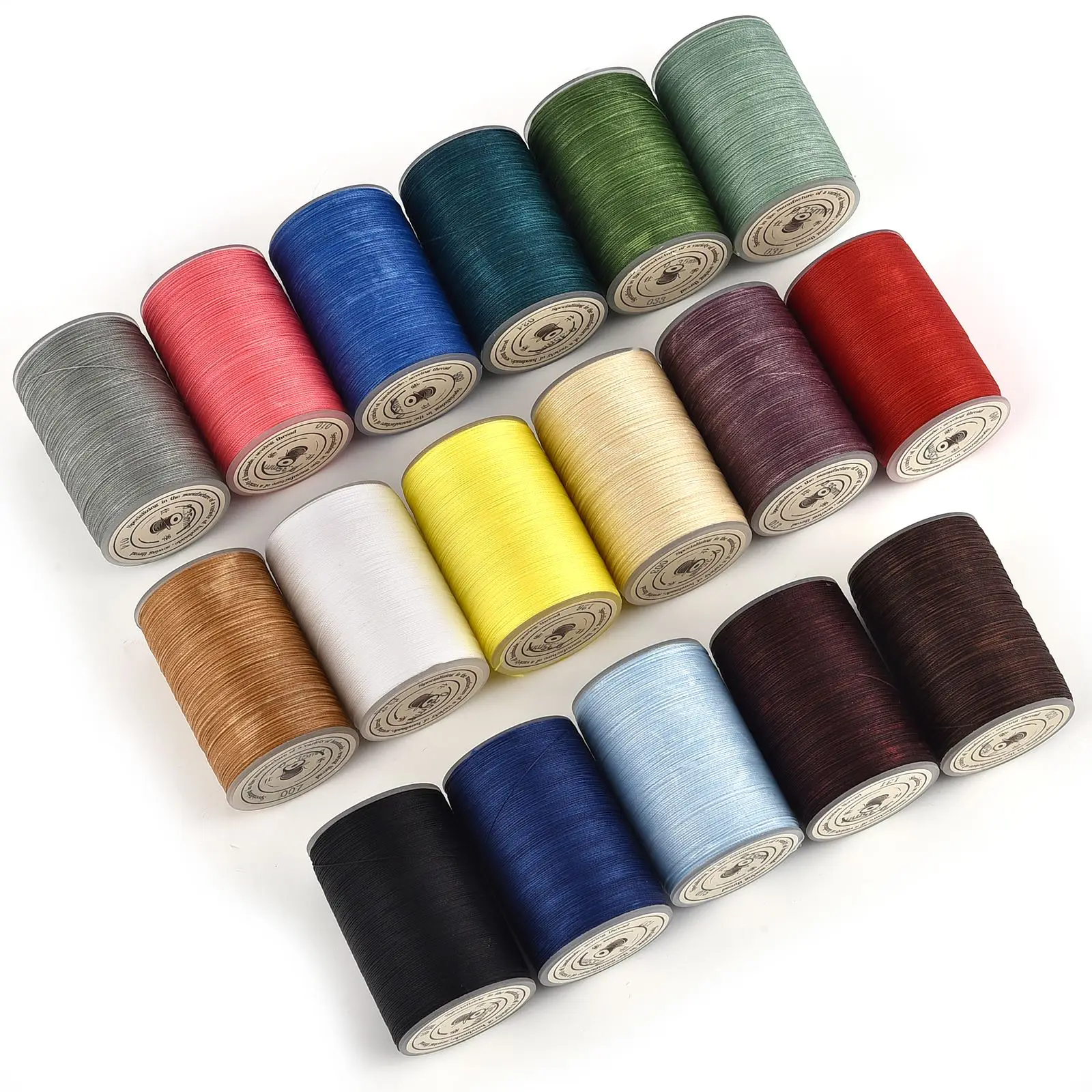 0.35mm Leather Waxed Thread String Strap Sewing Round Wax Cord Necklace Rope Beads For Jewelry Making DIY Bracelet Accessories