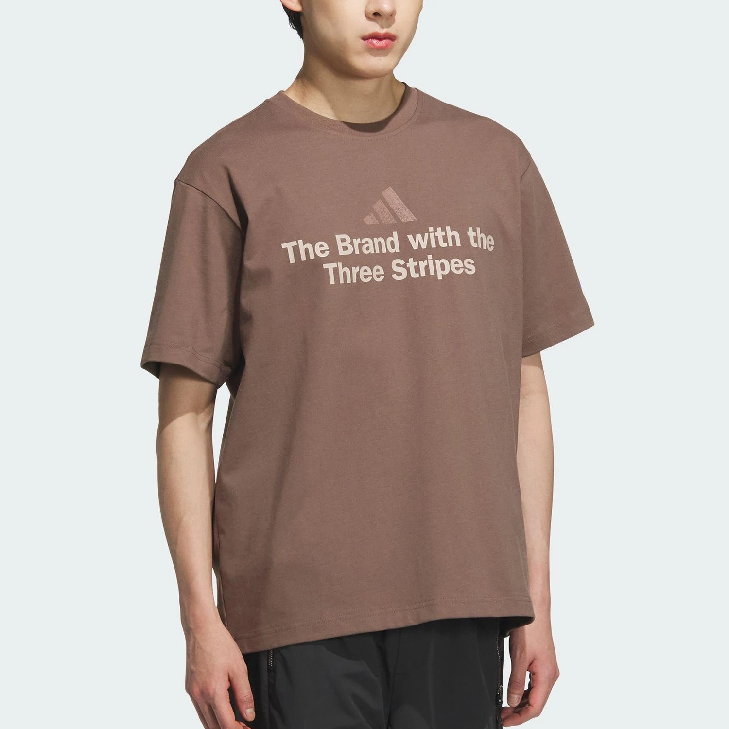 

Adidas genuine 2025 Summer Men's Casual Breathable Round Neck Short-Sleeve KF0123