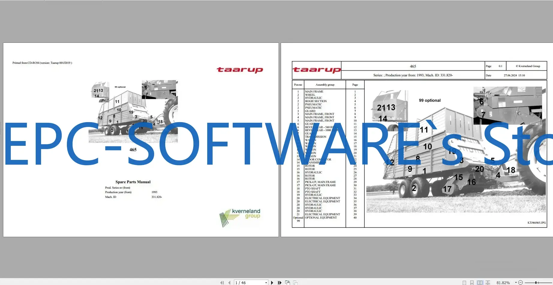 

EPC-SOFTWARE TAARUP Сельскохозяйственная 8,12 ГБ PDF Инструкция по запасных часам
