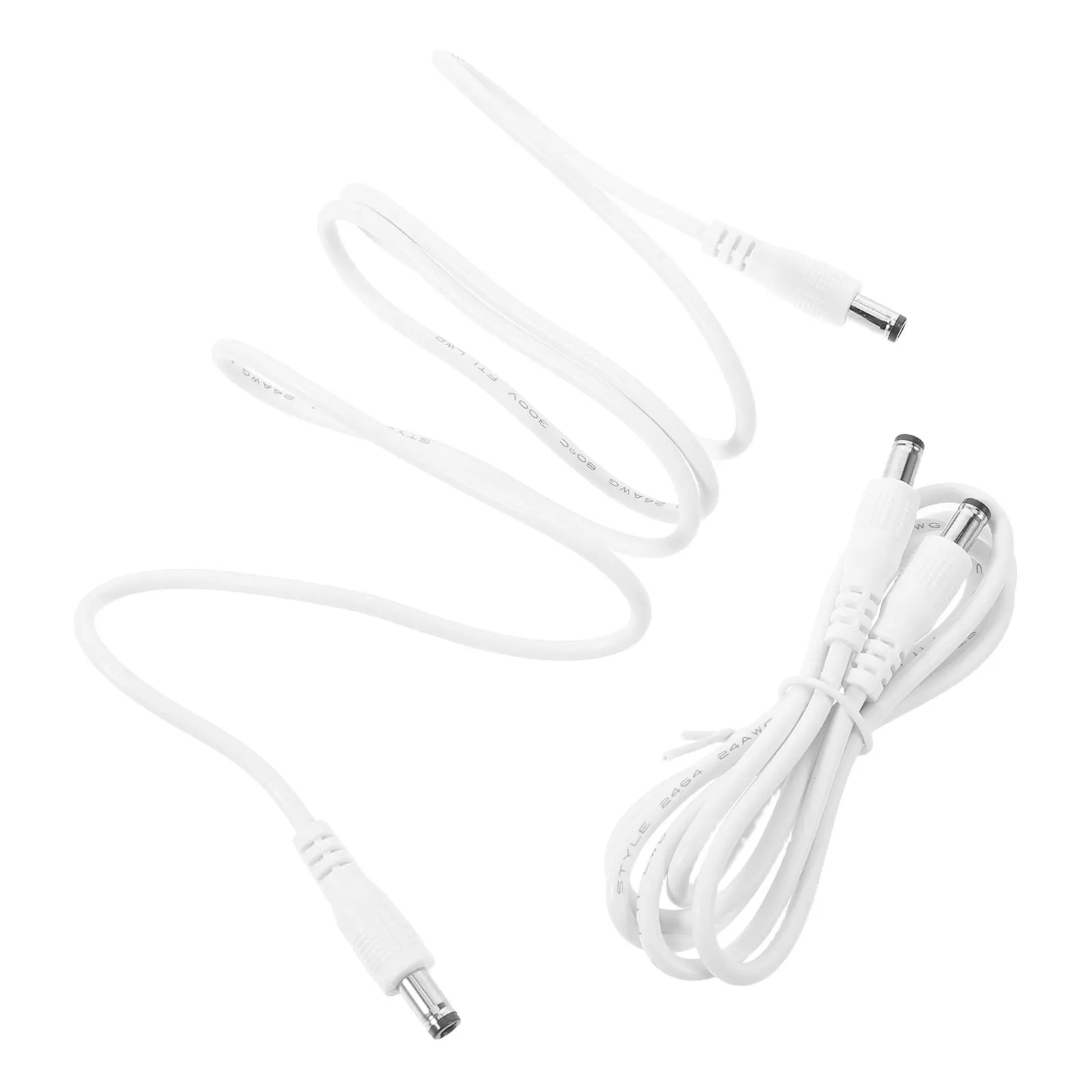 

2Pcs Nail Drill Handle Cable White Flexible Dc Port Replacement Cord Nail File Machine Power Cable Manicure Pedicure Tool