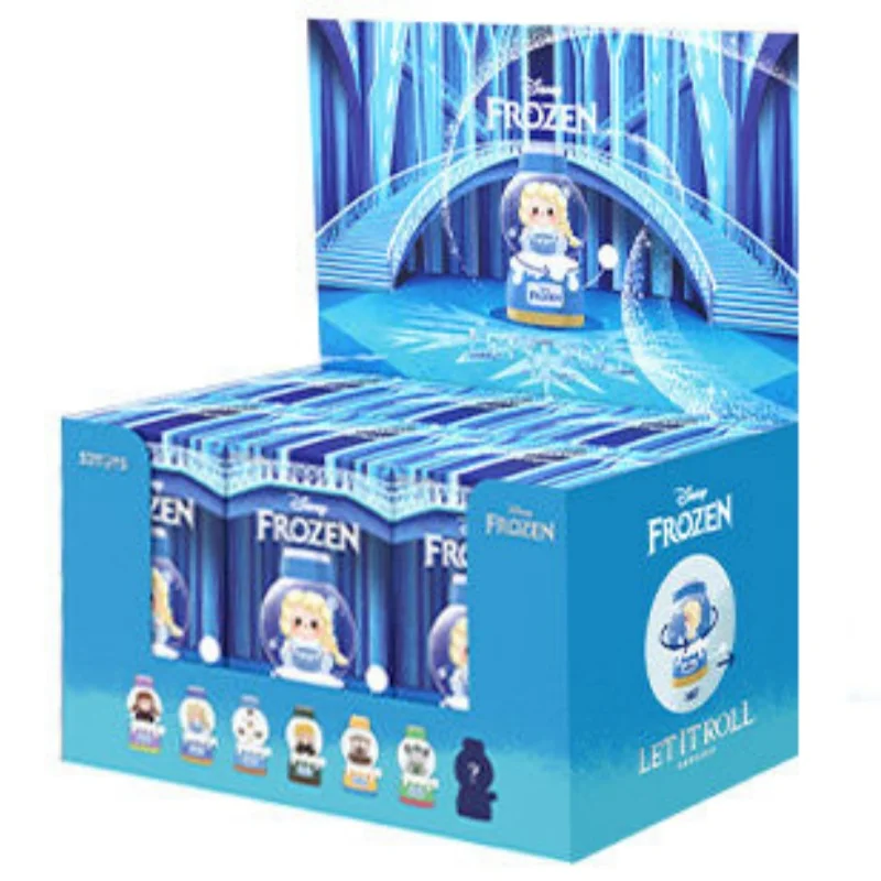 Originele 52toys Frozen Elsa Anna Olaf Sneeuwbol Sleutelhanger Blind Box Collectible Speelgoed Bureau Ornament Origineel Cadeau Zak Decor Speelgoed