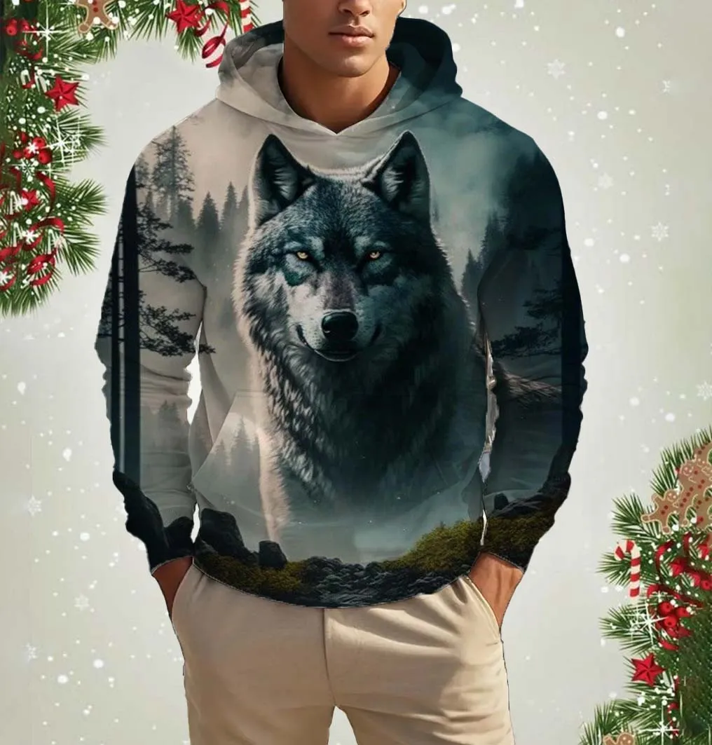 wolf pulli – Der perfekte Herbsthoodie für Männer, die Stil und Komfort vereinen wollen