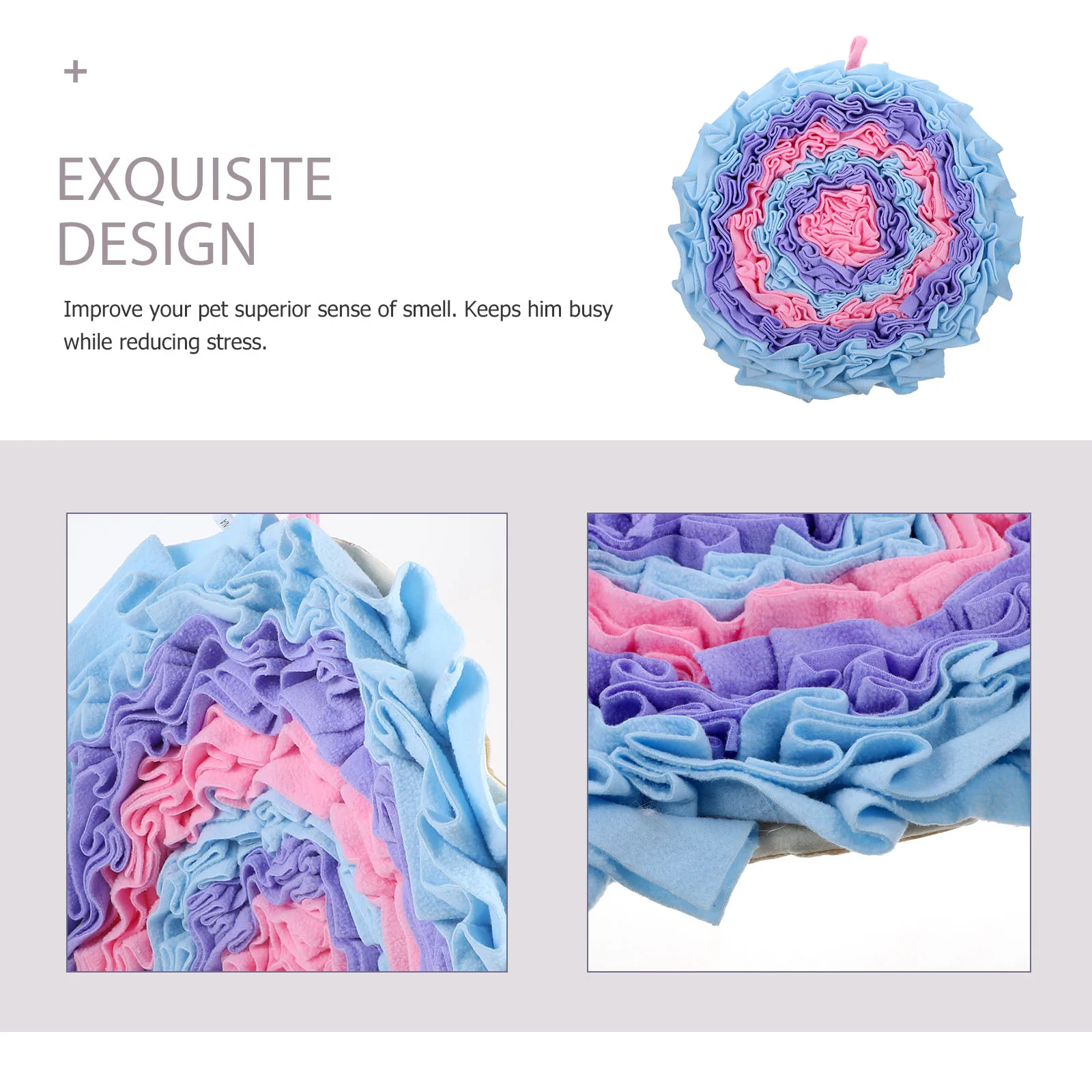 

Creative Pet Training Slow Feeding Pad Eco-Friendly Easy Color Improve Smell Sense Reduce Stress