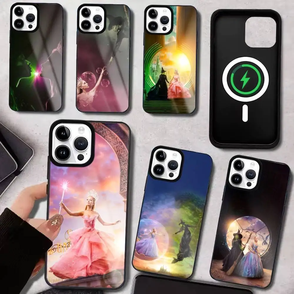 

FILM A-Ariana G-Grande W-Wicked Phone Case For iPhone17,16,15,14,13,12,11 Plus,Pro Max For Magsafe Wireless Charging