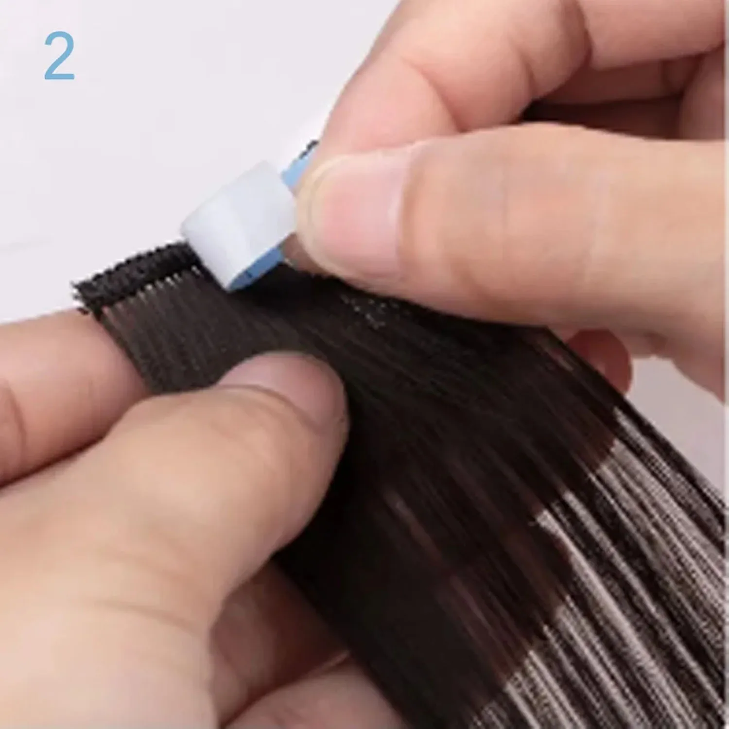 Set di kit per l'installazione della parrucca: nastro impermeabile resistente da 4,0 * 0,8 cm con nastro di ricambio biadesivo per rimozione per estensioni dei capelli o parrucche
