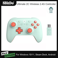 AKNES 8BitDo Ultimate C/2C Wireless 2.4G Gaming Controller Gamepad Joystick for PC Windows 10 11 Steam Deck Raspberry Pi Android