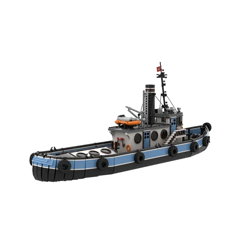 Marine Ship Series Moc Building Bricks Steamship Model Technology Modular Blocks Gifts Christmas Toys DIY Sets Assembly