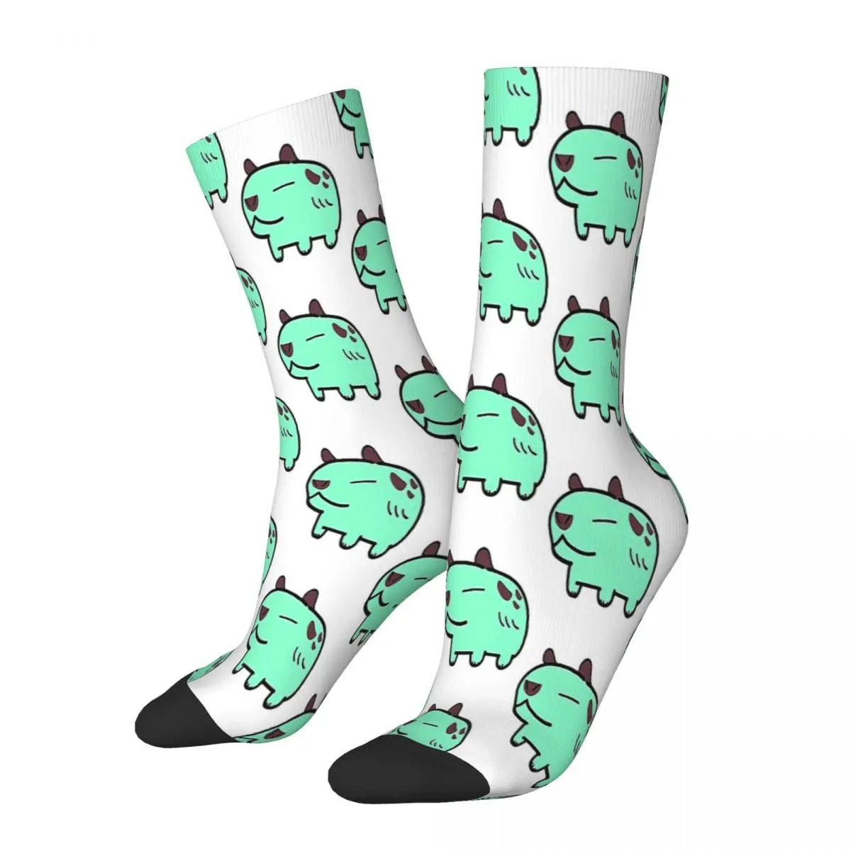 More Mint Chocolate Chip Capybara Hydrochoerus Hydrochaeris Animal Socks Male Mens Women Spring Stockings Hip Hop