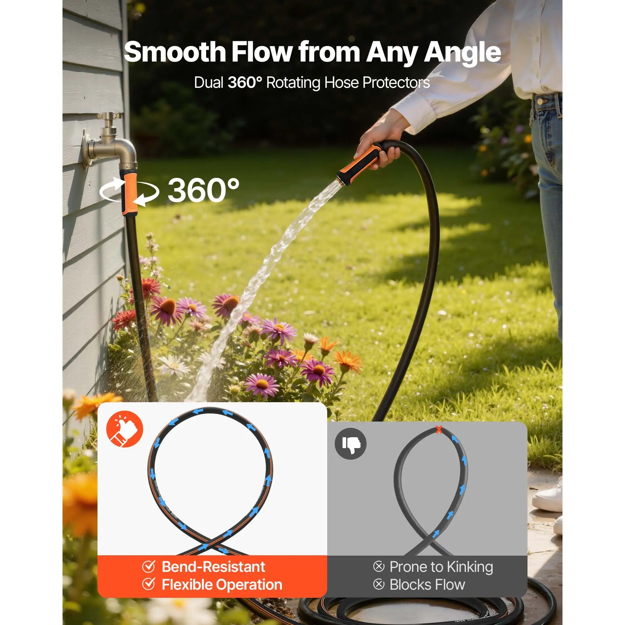 Garden Hose, 100 ft 5/8