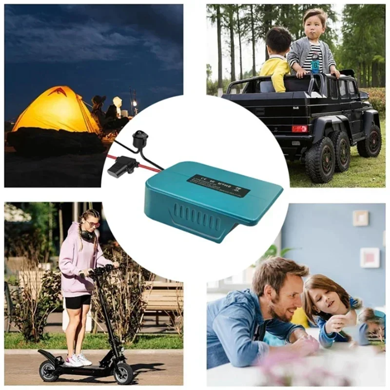 AC56-محول عجلة الطاقة لبطارية 40 فولت مع محطات سلك تبديل الصمامات موصل الطاقة لشاحنة روبوتات السيارات Rc لتقوم بها بنفسك