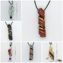 Jewelry Handmade Murano Lampwork Glass Multiple Style Unusual Shaped Pendant Fit For Necklace