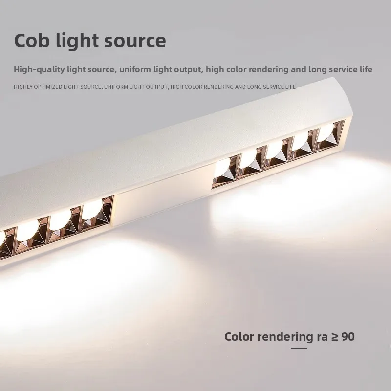 Can spotlight full spectrum no living room anti-glare ultra-thin cylinder light grille
