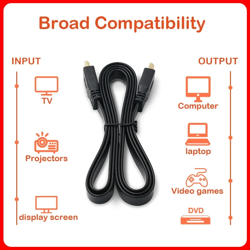 1.5m/3m HDMI Compatible Cable Converter 5Gbps 1920*1080P HD Splitter Switch For HD TV Arcade Monitor Support output Video games