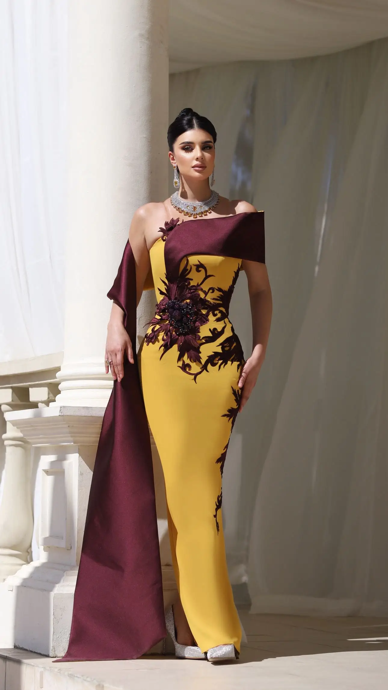 

Платье знаменитости по индивидуальному заказу Ypmwzx Пляжное платье без бретелек длиной до щиколотки فساتين السهرة robe soiree 드레스