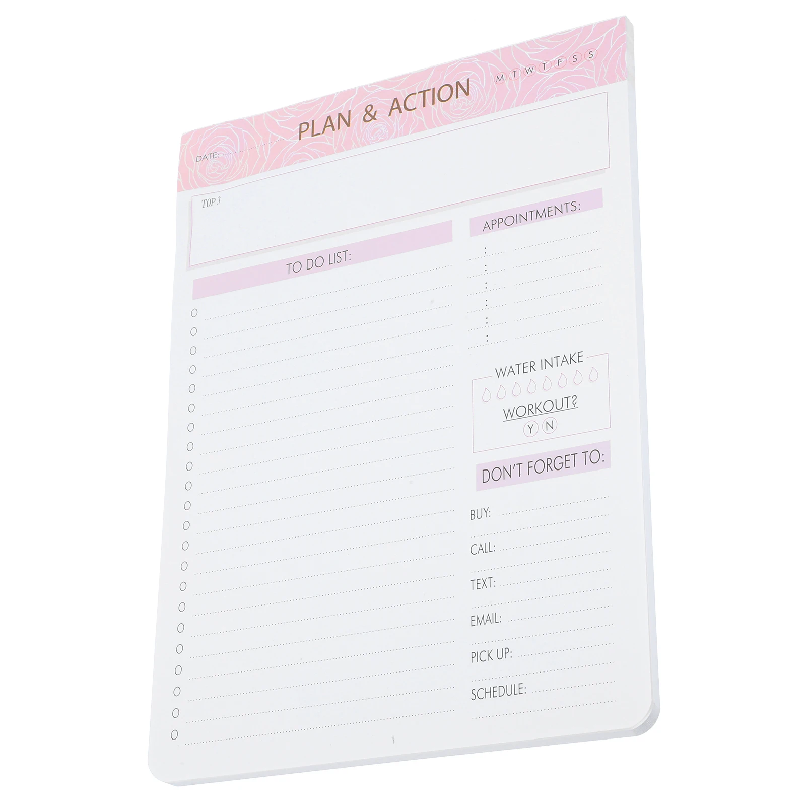 

Daily Planner Compact Notepad Small Memo Pad Portable Office List Writing Household Multi-Function Note for Family