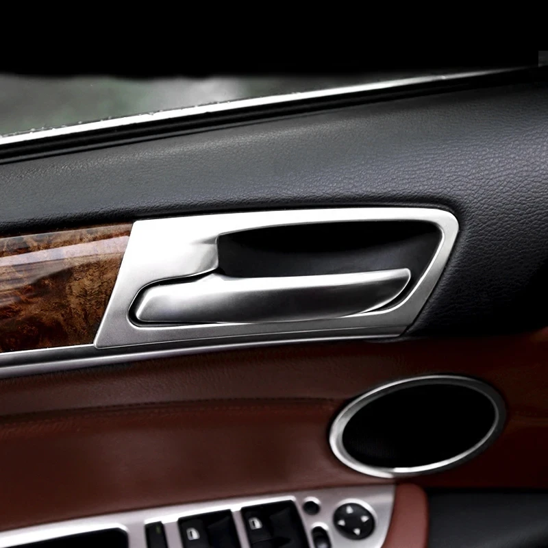 

For BMW X5 X6 F15 F16 E70 E71 Car Interior Side Door Handle Bowl Frame Cover Trim Doorknob Decal Strips - Styling Accessories
