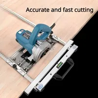 Electric Circular Saw Holder Cutting Guide Rail Woodworking Board Cutter Milling Quick Positioning Backing Board Cutting Machine