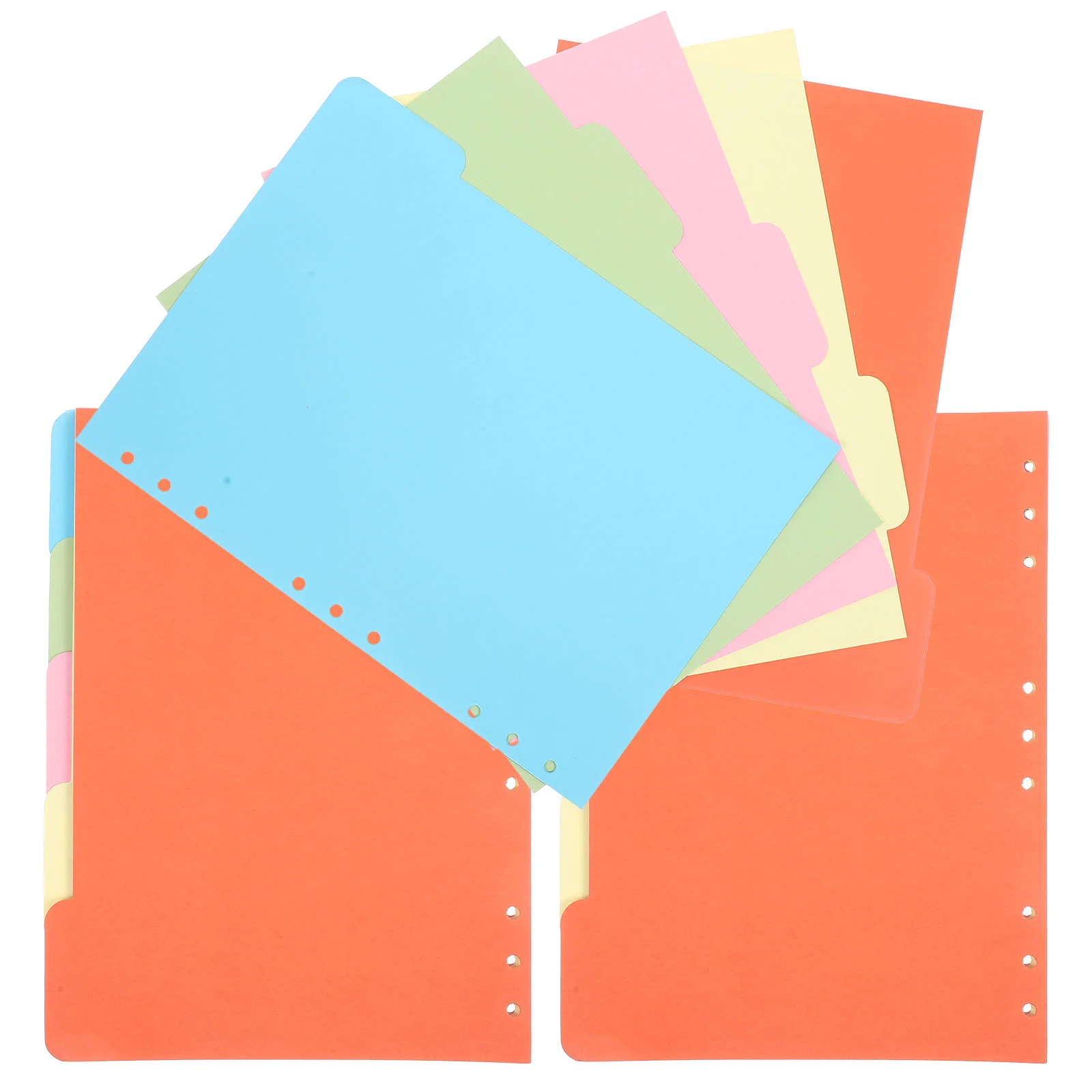 

15 Pcs Notebook Separator Sheet Index Paper The Notebooks with Dividers White Cardboard Tabs