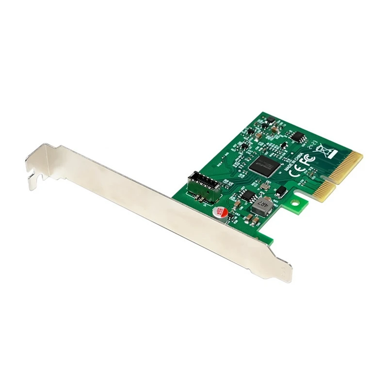 Top-PCI-E X4 zu USB 3.2 20 Gbit/s Typ-E Erweiterungskarte Netzwerkadapterkarte ASM3242 Chip für Win 7/Win 8/Win 10/Linux